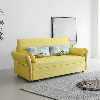 SB152 Two Seater Sofa Bed, Blue