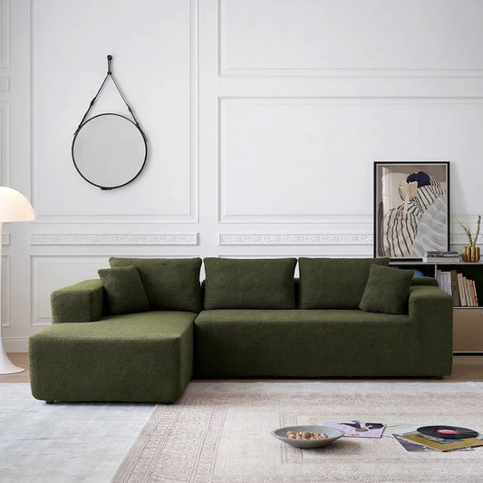 Ortega Modular Sofa Bed, Three Seater Corner Sofa Bed, Boucle