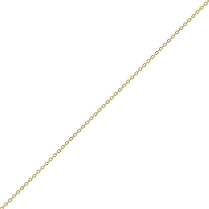 9ct Gold Diamond Cut Cable Chain