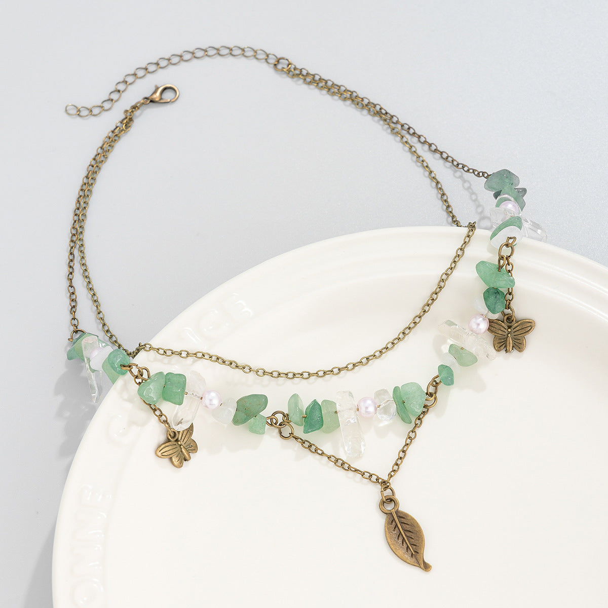 Multi-Layer Irregular Gravel Beach Necklace
