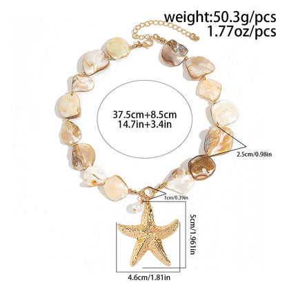Classic Conch Pendant Jewellery Set for Women