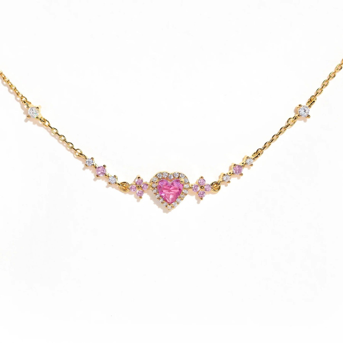 Sweet Bow Heart Rhinestone Bracelets