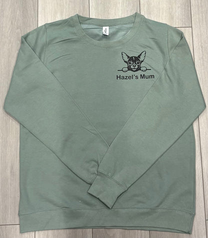 Womens Custom Personalised Pet Sweatshirt For Humans