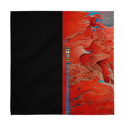 Half Black Half Hónghǎi - Cloth Napkin Set