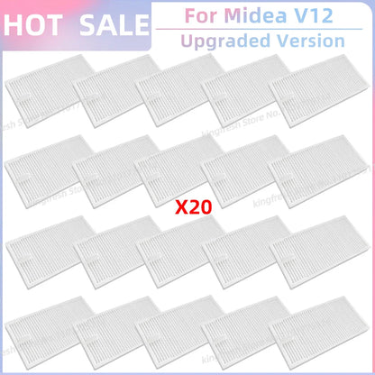 Fit for 미디어 Midea V12 / Eureka J12 Ultra Replacement Parts Accessories Main Roller Side Brush Hepa Filter Mop Cloth Dust Bag