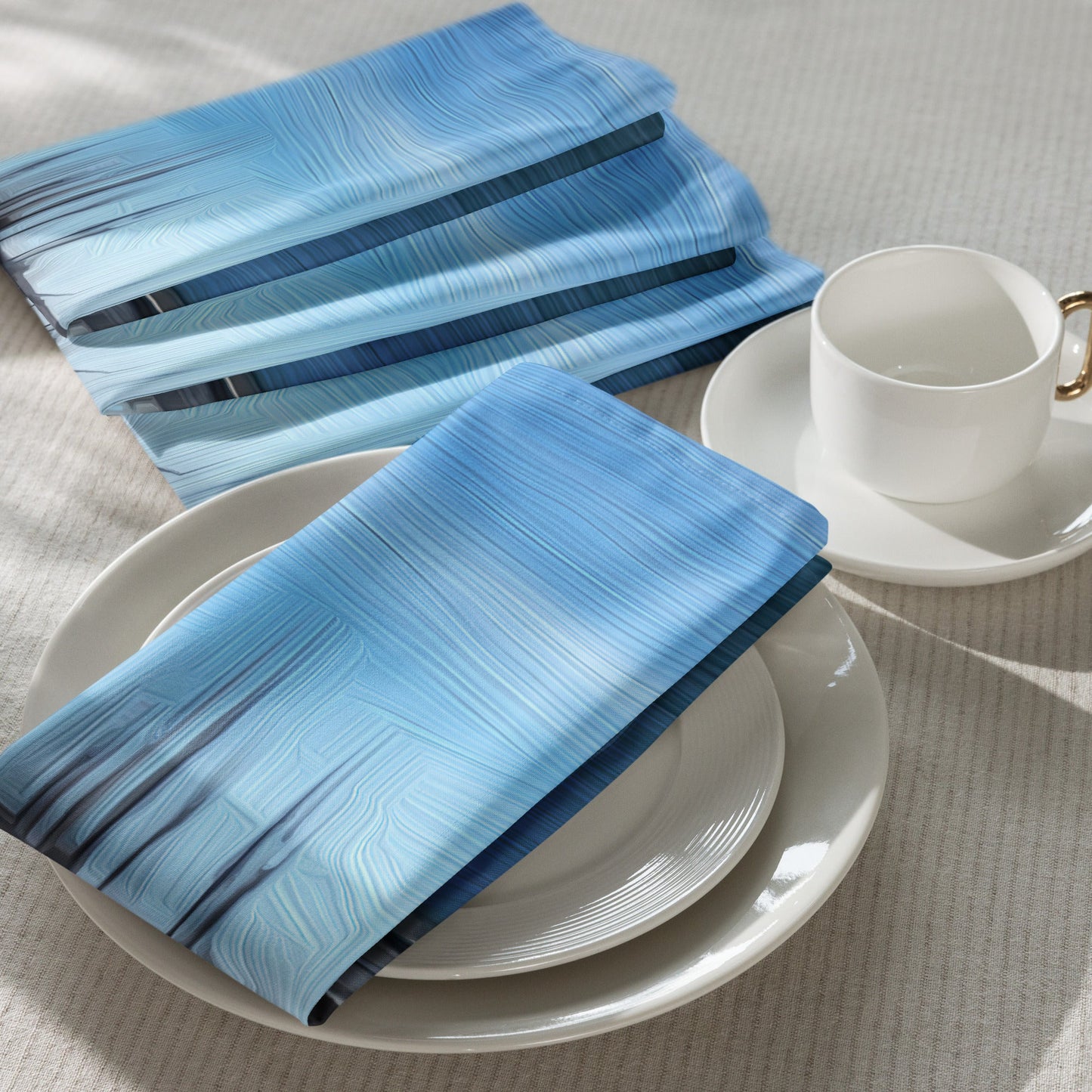 The Sleeping Yachts (at Morning) - Cloth Napkin Set