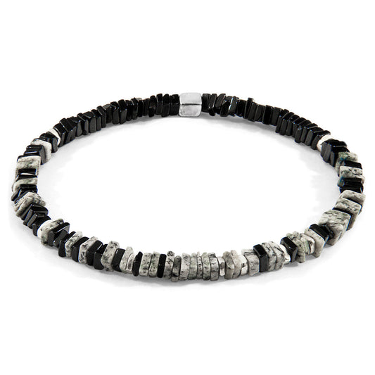 White Jasper Innot Silver and Stone Bracelet