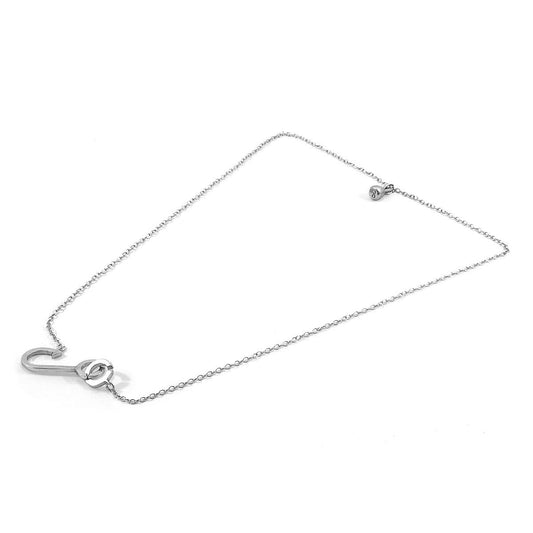 Fish Hook Link Paradise Silver Necklace Pendant