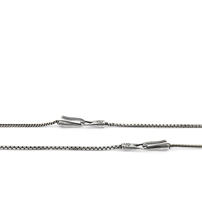 Lateen Sail Silver Chain SKINNY Bracelet