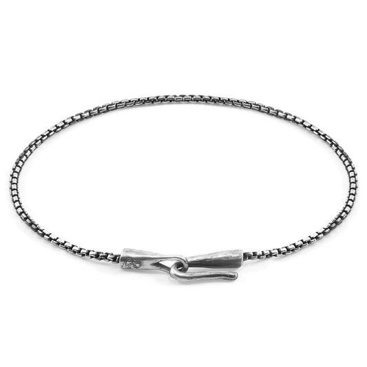 Moonraker Sail Silver Chain SKINNY Bracelet