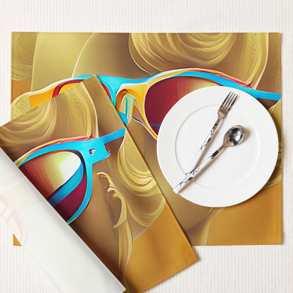 Retro Cool Orange - Placemat Set