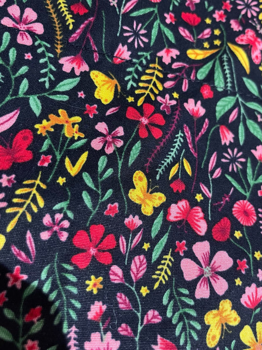 Floral Bow Tie - Collar Attachment