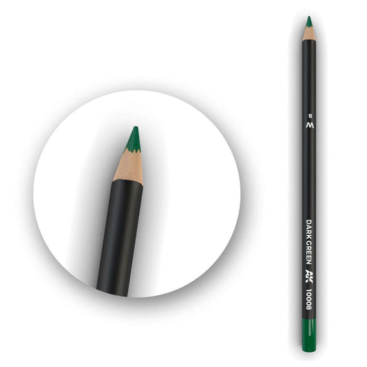 AK Interactive Watercolor Pencil Dark Green AK10008
