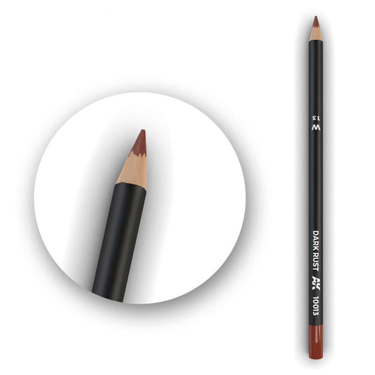 AK Interactive Watercolor Pencil Dark Rust AK10013