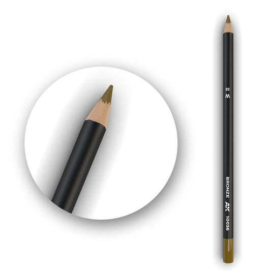 AK Interactive Watercolor Pencil Bronze AK10036