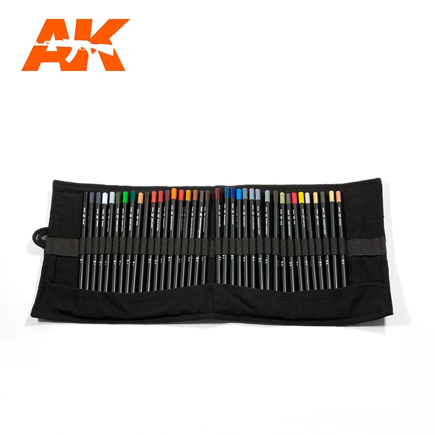AK Interactive Weathering Pencils Full Range Case AK10048