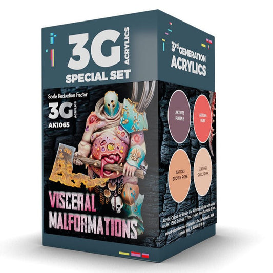 AK Interactive Wargame Color Set: Visceral Malformations (AK1065)