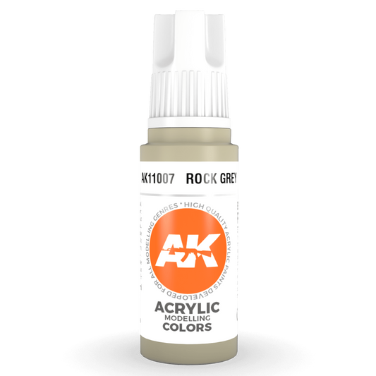 AK Interactive 3rd Gen Acrylic - Rock Grey 17ml AK11007