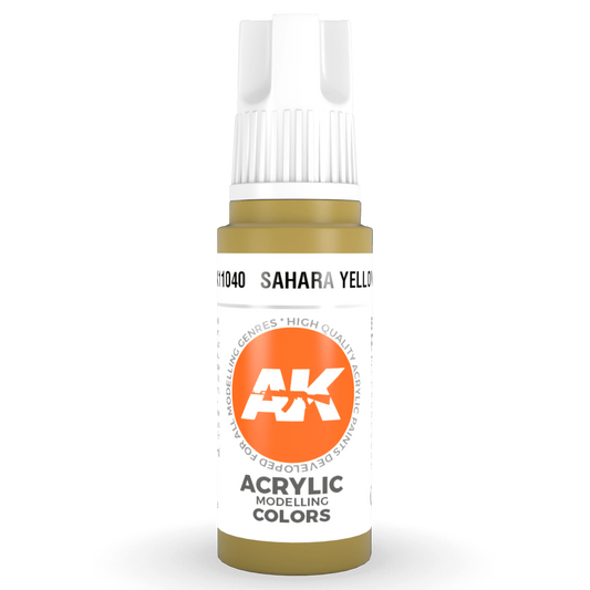 AK Interactive 3rd Gen Acrylic - Sahara Yellow 17ml AK11040