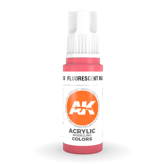 AK Interactive 3rd Gen Acrylic - Fluorescent Magenta 17ml AK11068