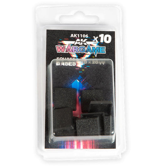 AK Interactive - Square Bases 20x20mm x 10