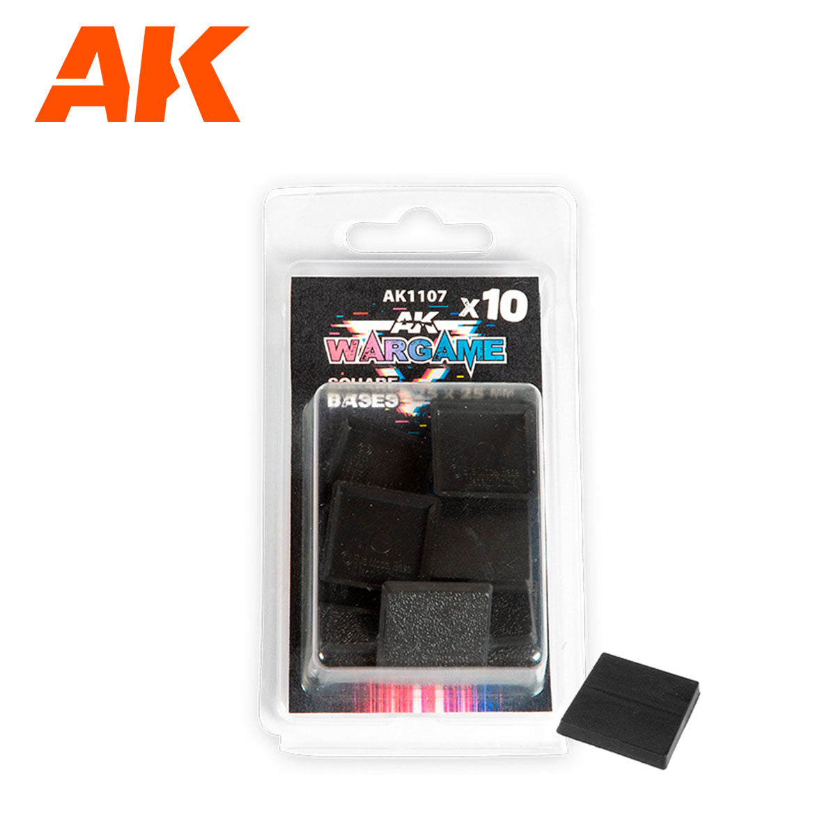 AK Interactive - Square Bases 25x25mm x 10