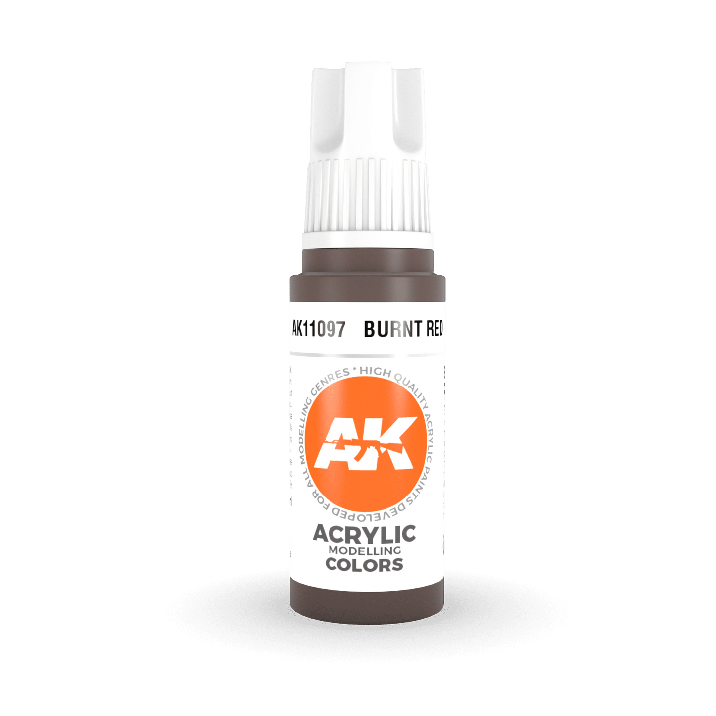 AK Interactive 3rd Gen Acrylic - Burnt Red 17ml AK11097