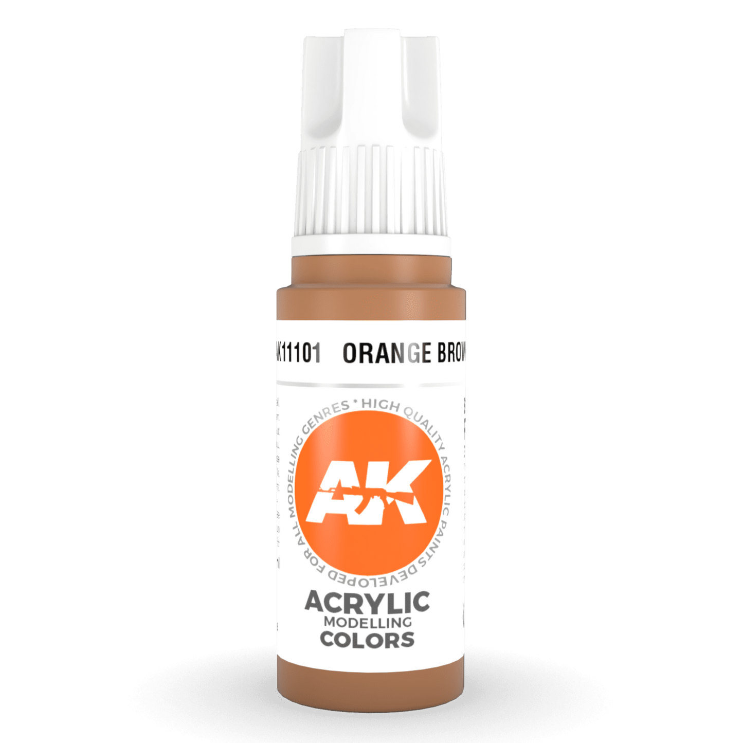 AK Interactive 3rd Gen Acrylic - Orange Brown 17ml AK11101