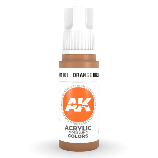 AK Interactive 3rd Gen Acrylic - Orange Brown 17ml AK11101