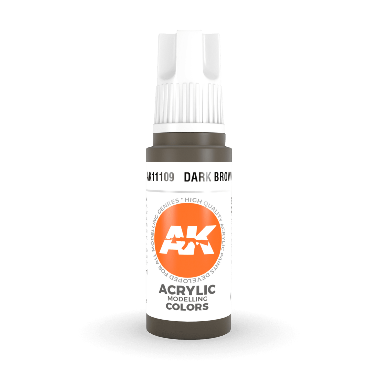 AK Interactive 3rd Gen Acrylic - Dark Brown 17ml AK11109