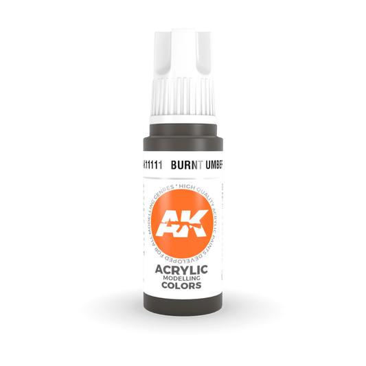 AK Interactive 3rd Gen Acrylic - Burnt Umber 17ml AK11111