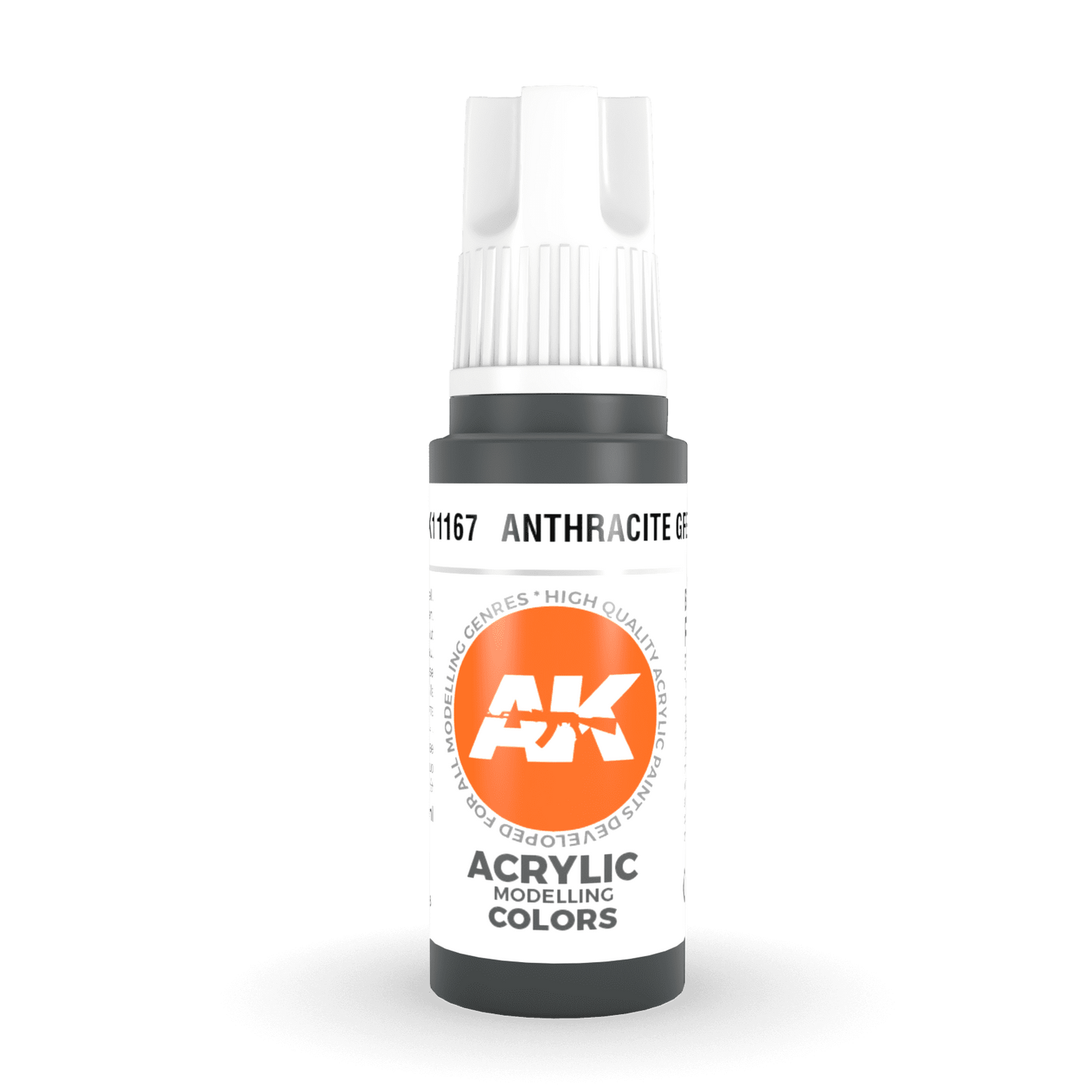 AK Interactive 3rd Gen Acrylic - Anthracite Grey 17ml AK11167