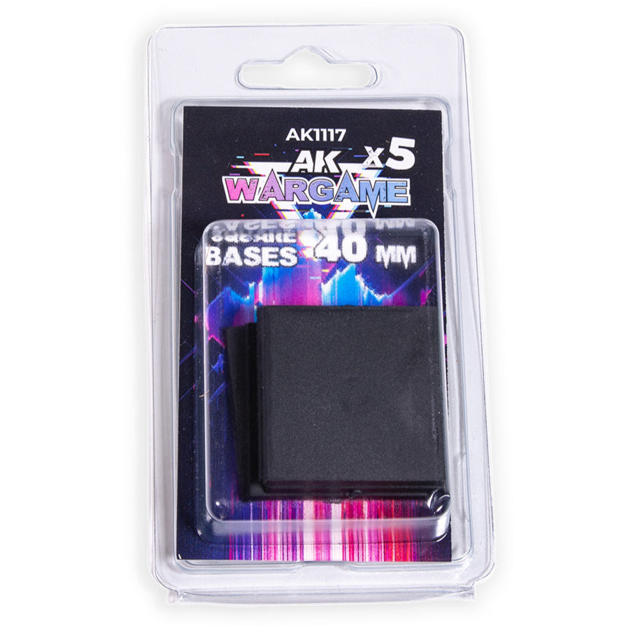 AK Interactive - Square Bases 40x40mm x 5