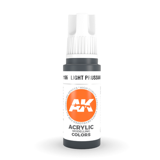 AK Interactive 3rd Gen Acrylic - Light Prussian Blue 17ml AK11186