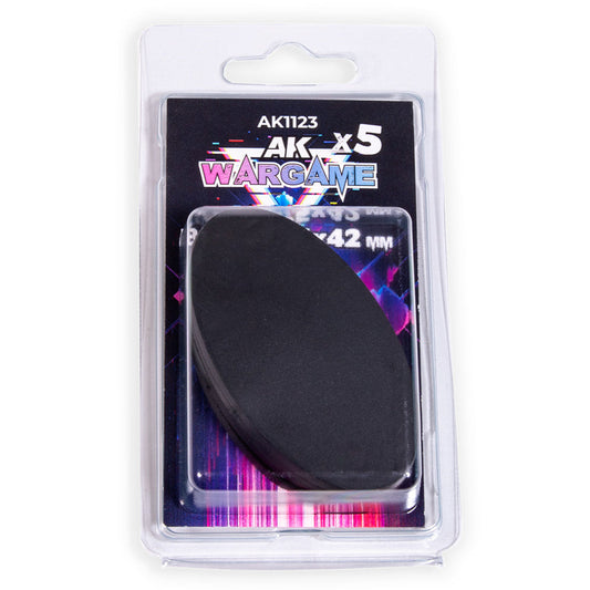 AK Interactive - Oval Bases 75x42mm x 5