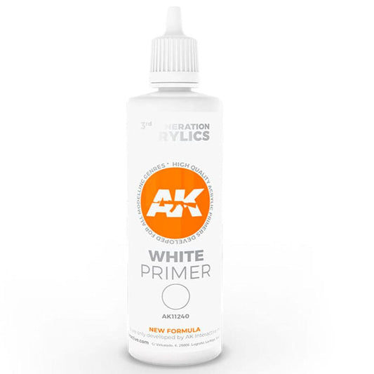 AK Interactive 3rd Gen White Primer 100ml