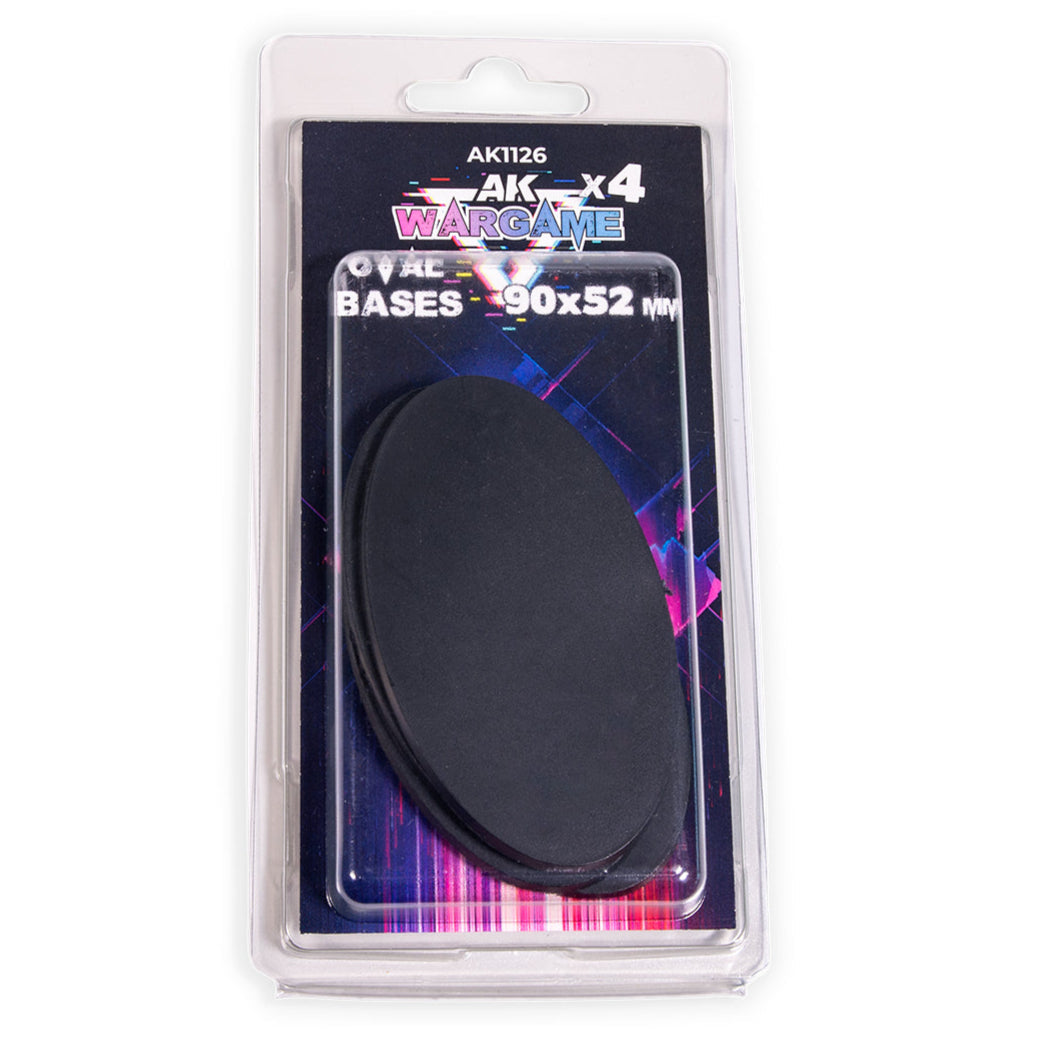 AK Interactive - Oval Bases 90x52mm x 4