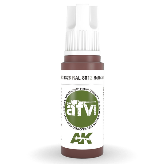 AK Interactive 3rd Gen Acrylic - RAL 8012 Rotbraun 17ml AK11328