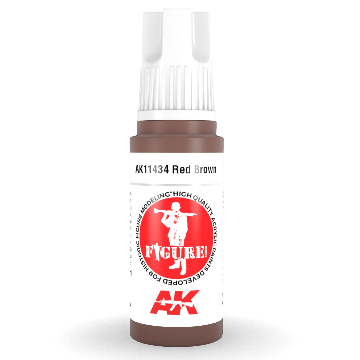 AK Interactive 3rd Gen Acrylic - Red Brown 17ml AK11434