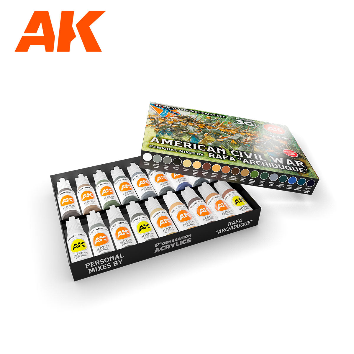 AK Interactive Signature Set - American Civil War by Rafa "Archiduque" AK11764