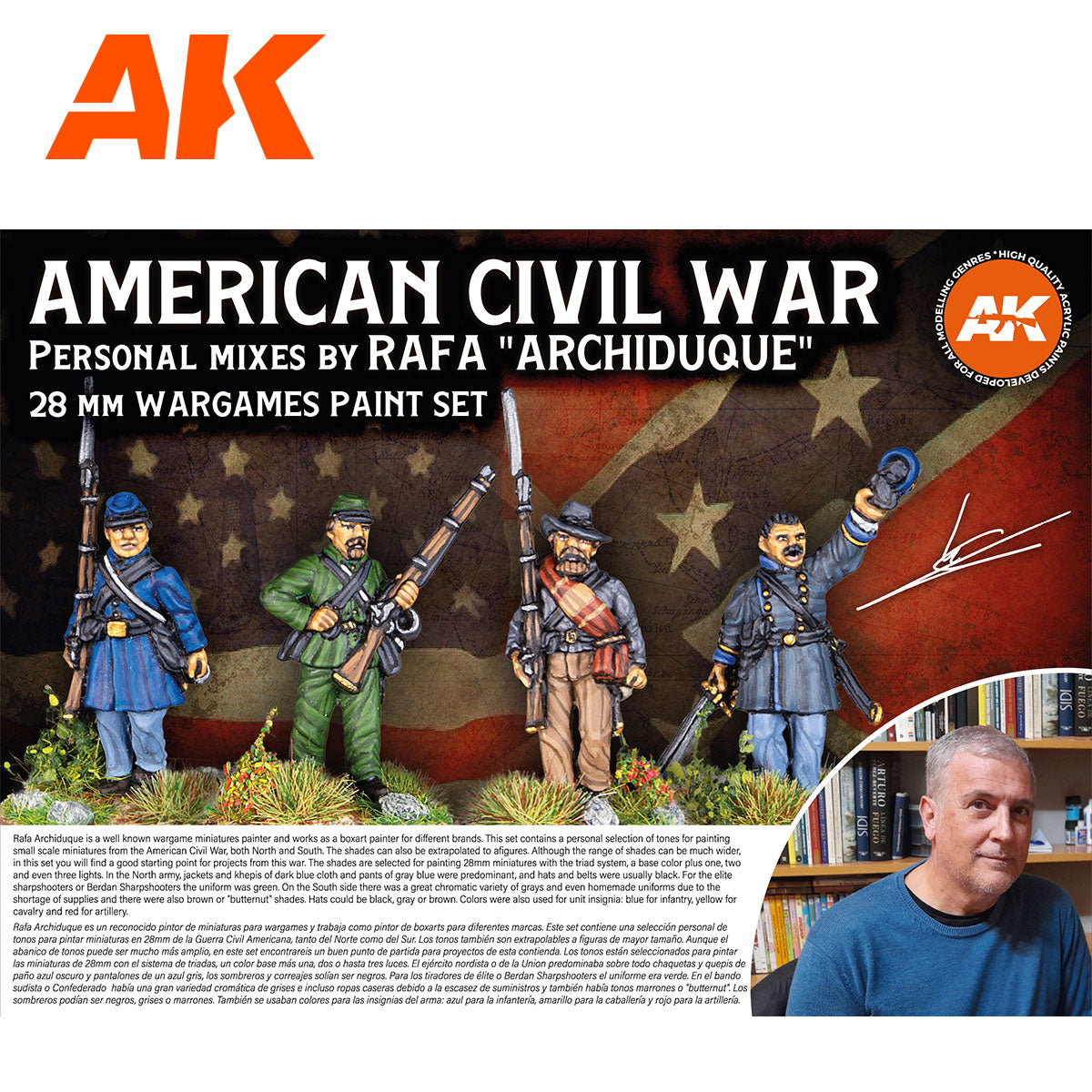 AK Interactive Signature Set - American Civil War by Rafa "Archiduque" AK11764