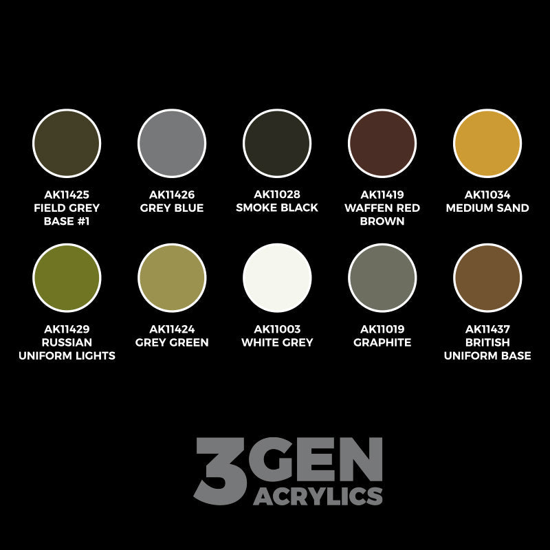 AK Interactive German Panzergrenadier Paint Set
