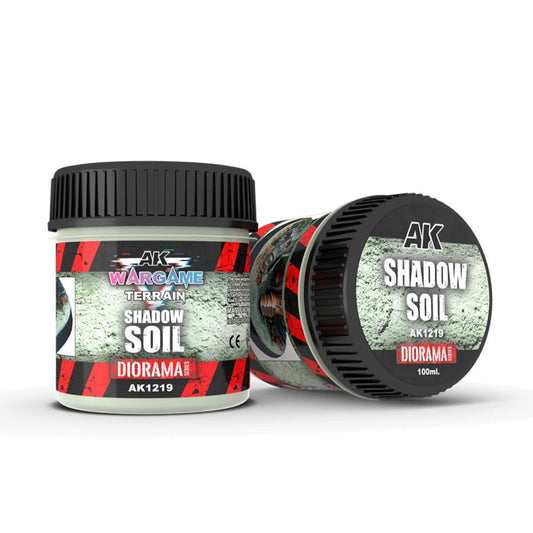 AK Interactive Shadow Soil - Wargame Terrains - 100ml AK1219
