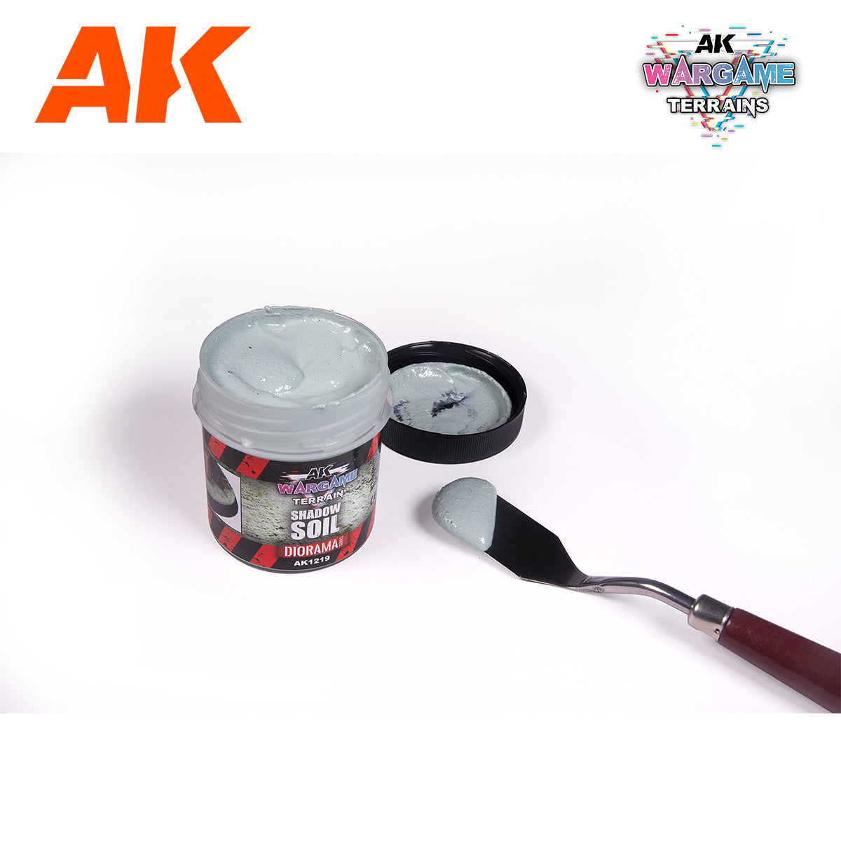AK Interactive Shadow Soil - Wargame Terrains - 100ml AK1219