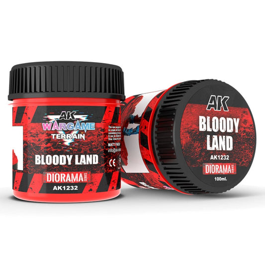 AK Interactive Bloody Land - Wargame Terrains - 100ml AK1232