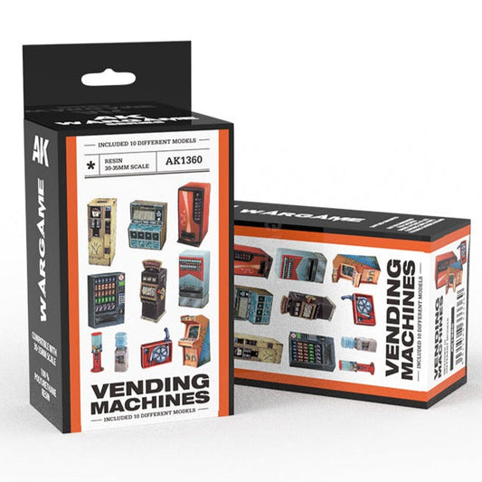 AK Interactive Vending Machine Wargame Set (Resin 30-35mm) AK1360