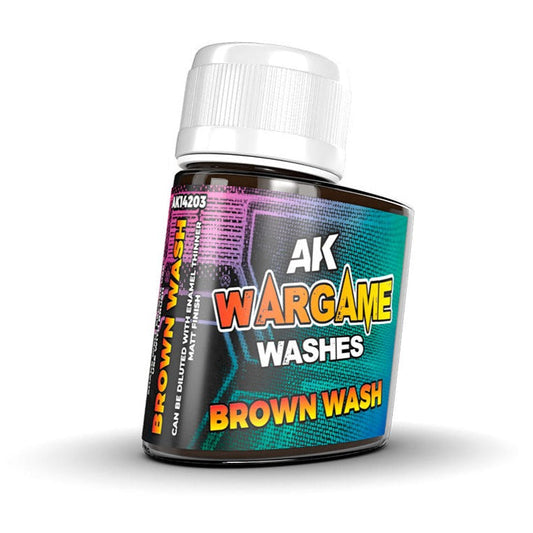 AK Interactive Wash for Wargamers - Brown Wash 35ml AK14203