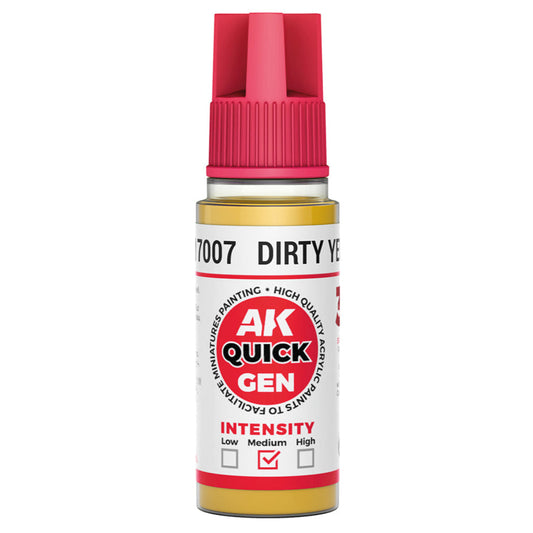AK Interactive Quick Gen - Dirty Yellow 18ml AK17007