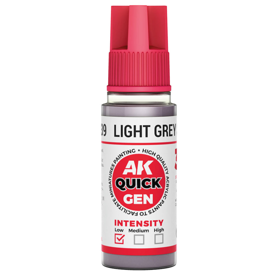 AK Interactive Quick Gen - Light Grey Shadow 18ml AK17039