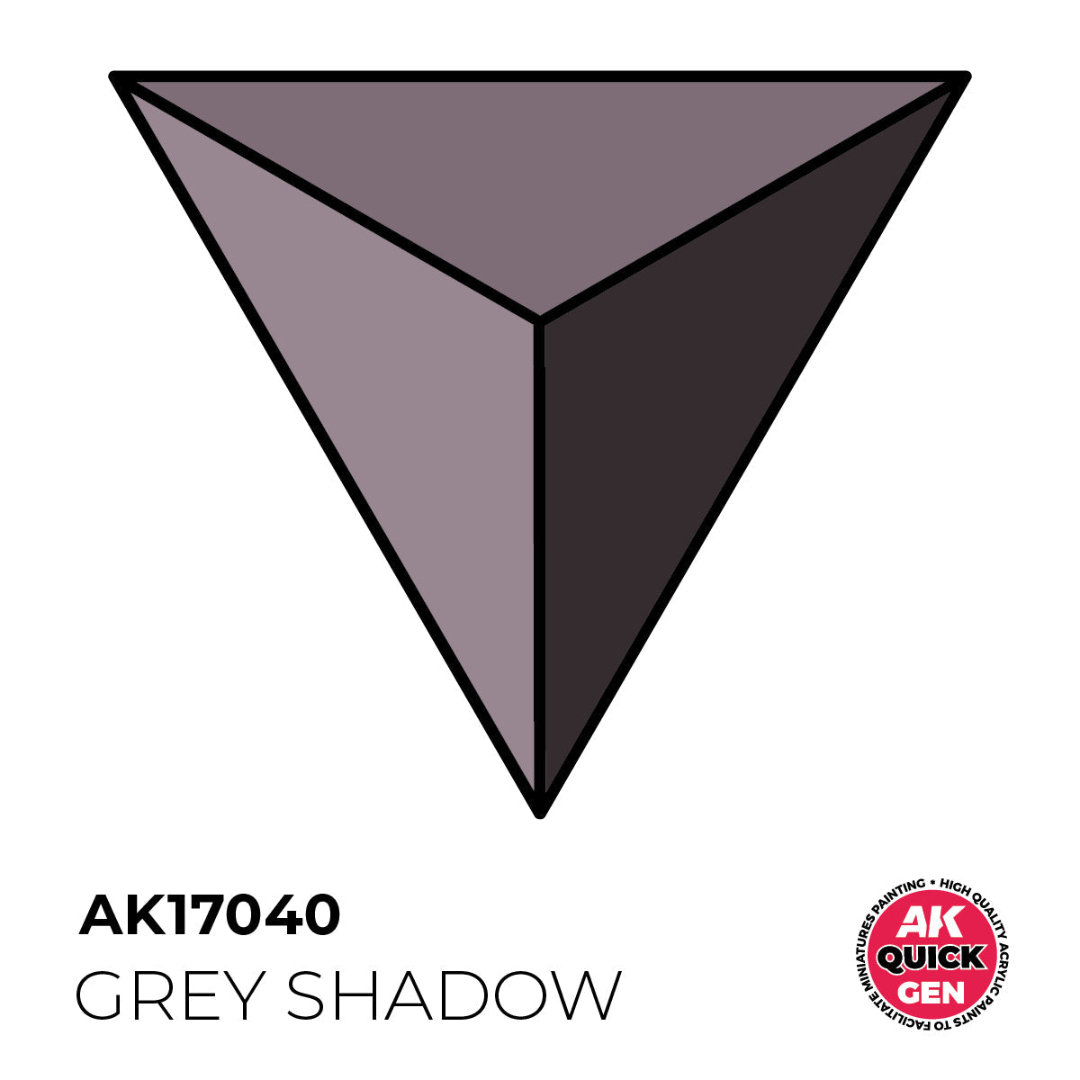 AK Interactive Quick Gen - Grey Shadow 18ml AK17040